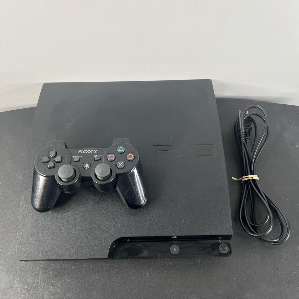 PlayStation 3 PS3 Slim Console System Bundle Lot & 14 Games Tested & Working